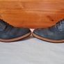 clarks atles brougues Size 11 eu 46 blue suade Tiny bit of fading Overall in good condition Image 6