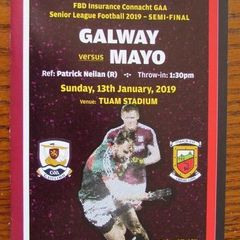 2019 Galway v Mayo - Connacht GAA Senior Football League Semi-Final Programme