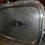 Vintage Silver plated two handled Tray 24" x 13,3" Image 9