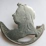 Antique 1898 Sterling Silver Broch 6,9g Image 3