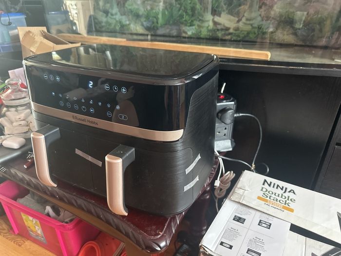 Russell Hobbs Satisfry 9L Dual Basket Air Fryer - Black