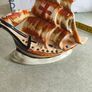 Superb 1930s Art Deco HMS Nelson Galleon Posy Vase by Arthur Wood Pottery Image 7
