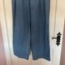 wide leg trouser jeans with pleated front size 12 Image 4