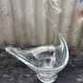 Vintage Murano Swan Vase Hand Blown Art Glass Bowl c1960s Image 2