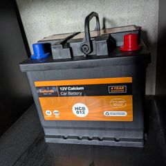 12V Halfords car battery