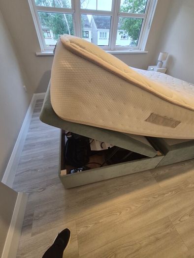 king storage bed and mattress