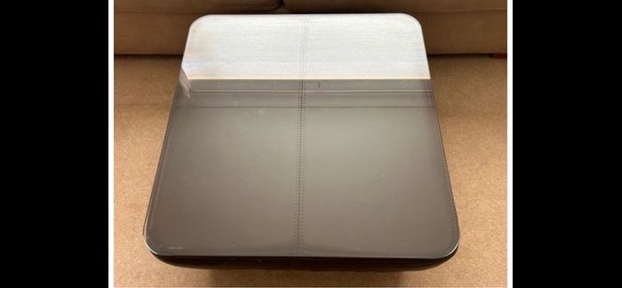 Brown Soft Leather Pouffe