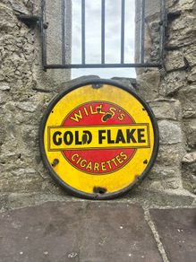 Wills Gold Flake Enamel Round Sign