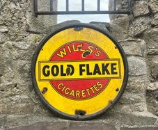 Wills Gold Flake Enamel Round Sign
