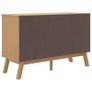 Sideboard White and Brown 114x43x73.5 cm Image 6
