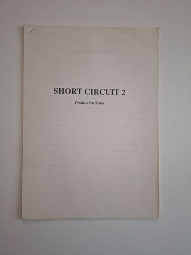 1988 Short Circuit Press Kit