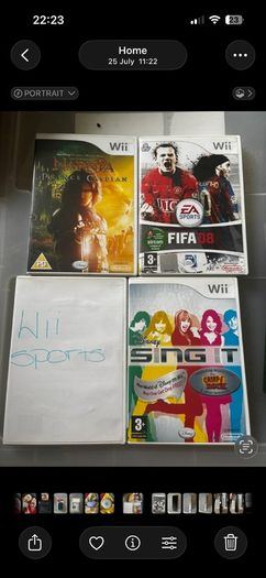 Nintendo Wii Games Bundle  Narnia, FIFA 08 & Disney Sing It