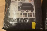 Grey sofa cover 4 seater