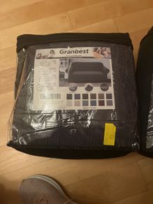 Grey sofa cover 4 seater