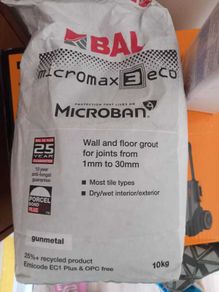 Tiling Grout Giveaway - Bal MicroMax 3 Eco Grout Gunmetal Colour