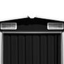 Garden Shed Anthracite 257x990x181 cm Galvanised steel Image 7