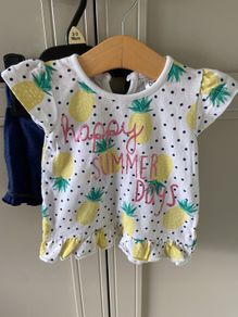 2 piece T-shirt and short set