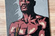 Marvellous Marvin Hagler original portrait painting Boxing one-off original