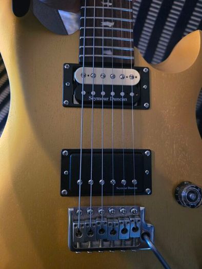 PRS CE SE 24 satin gold Seymour Duncan's and gig bag