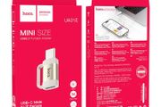 Hoco UA31E Mini Type-C Male to iP Female Adapter Grey