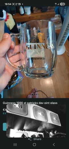 rare guinness pint glass