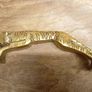 Brass door handle - Tiger shaped Image 3