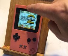 Nintendo Heaven - IPS Display and Audio Amp Modded Original Nintendo Gameboy Pocket - In lovely original Pink Shell - optional flash cart - #393