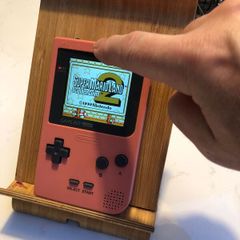 Nintendo Heaven - IPS Display and Audio Amp Modded Original Nintendo Gameboy Pocket - In lovely original Pink Shell - #393