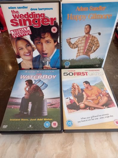Adam Sandler Dvd Bundle Comedy Movies Drew Barrymore