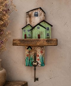 Handcrafted wooden key holders!