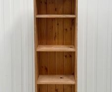 Vintage Pine Heart Motif Book Shelf