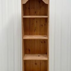 Vintage Pine Heart Motif Book Shelf