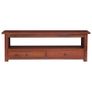 TV Cabinet Brown 120x30x40 cm Solid Mahogany Wood Image 4