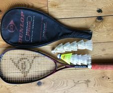 Vintage Dunlop Sports Badminton Racket