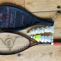 Vintage Dunlop Sports Badminton Racket
