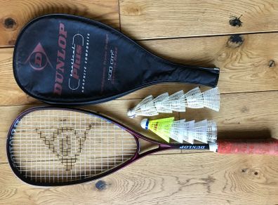 Vintage Dunlop Sports Badminton Racket