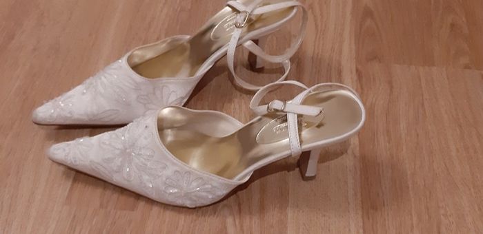 Ladies Ivory Cream Wedding Shoes