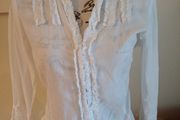 Size 8 White Blouse