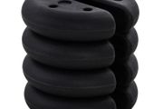 Sand Fillable Set of 4 PCs Gazebo Tent Leg Weights, Marquee Party Tent Canopy Accessory