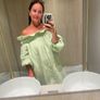 off the shoulder mini dress Image 4