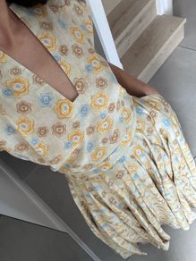 Daniela Barb silk skirt and top set