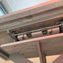 ARK Extendable Grey Kitchen table with bench Image 2