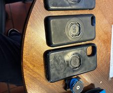 Quadlock bike and running with covers for iphones 6s, 11 and SE