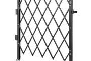 Single Folding Security Gate Steel Accordion Security Gate, Flexible Expanding Security Gate, 360 Rolling Barricade Gate, Scissor Gate or Door with Padlock