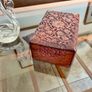 Vintage Indian Floral Design Hand Carved Sheesham Rose Wood Jewellery Keepsakes Box Image 10
