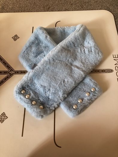 scarf baby blue