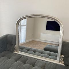 Ornate Mirror with Matte Finish