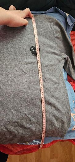 Play Commes Des Garcons Grey Heart Grey Jumper in XL