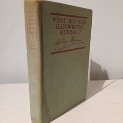 What Does Your Handwriting Reveal? by Nadya Olyanova 1929 Edition