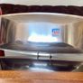 Mid Century Modern Stainless Steel Canoe Tray Danish Lundtofte DKF 1960s Image 10